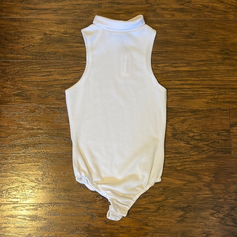 Nasty Gal white body suit- size 0